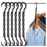 Closet Organizers and Storage 20 Pack Hanger Organizer Magic Hangers Space Saving Hanging Plastic for Heavy Clothes, Dorm Room Bedroom Home RV Car Camper Organization Essentials - Retail: $21
