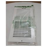 12 x 6 Inch [Duct Opening] Air Vent Covers for Wall or Ceiling - High Airflow 2 Way Steel Ventilation - Adjustable Wall/Ceiling Register, 13-3/4 Inch x 7-3/4 Inch [Overall Dimensions] - Retail: $23