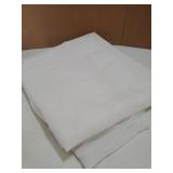 87x42 Sheer Windows Cover White 2 Panel - Retail: $19