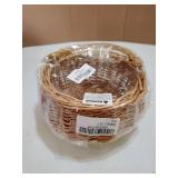 Small Gift Wicker Picnic Basket with Handle, Willow Flower Girl Basket for Weddings Garden and Home Decor -Wicker Storage Basket-Natural - Retail: $19
