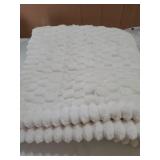 Chair Cover for Dogs, Couch Arm Cover, Sofa Headrest Covers Pet Friendly, Thick Soft Sofa Slipcovers Cushion Protector for Recliner Loveseat Leather L Shaped Sofa (27.6 x 27.6', White) - Retail: $26'