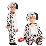 Spooktacular Creations Halloween Baby Dalmatian Puppy Costume for Toddler, Kids Dog Costume Halloween Trick or Treat Party (18-24 months) - Retail: $22