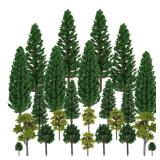 Fake Artificial Miniature Tree Model for DIY Train Buildings Architecture Diorama Garden Christmas Scenery Supplies - Retail: $12