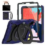 iPad Pro 11 Case 4th 3rd 2nd 1st Generation (2022 2021 2020 2018) with Screen Protector for Boys[15ft Drop Protection] iPad Air Case 5th 4th Gen (2022 2020) 10.9 inch with 360 Stand - Retail: $27