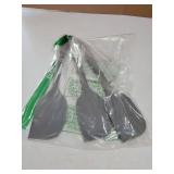 3 Piece Silicone Spatulas Set Heat Resistant 600°F Seamless Steel Core Rubber Spatulas for Nonstick Cookware ALLWIN HOUSEWARE Uniform Length Kitchen Spatulas for Cooking & Baking, Grey - Retail: $10