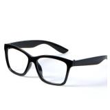Spooktacular Creations Nerd Glasses, Black Fake Glasses with Clear Lenses Halloween Cosplay Costume Props for Boys Girls Halloween Accessories - Retail: $10