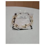 Flower Headband for Women Girls Hair Vine Gold Leaf Boho Headband Wedding Fairy Accessories Headpiece Bridal Crown (Floral) - Retail: $9