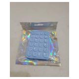 2 Pack Silicone Suction Phone Case Mount, Silicon Adhesive Suction Cup Phone Mount, Non Slip Sticky Phone Grip for Cellphone, Strong Grip Holder for Selfies and Videos (Sky Blue) - Retail: $6