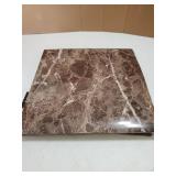 12 x 12' Peel and Stick Floor Tiles Waterproof, Polish Taupe Marble Self Adhesive Vinyl Flooring for Bathroom, Kitchen, Living Room, RV, Vinyl Floor Tiles Cover 10 Sq.Ft, 10-Pack, Glossy Brown - Retai