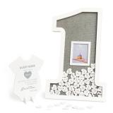 Great Lakes Memories GLM Adorable First Birthday Decorations - Guest Book Alternative for a 1st Birthday Celebration, 1st Birthday Boy or Baby Girl 1st Birthday Decorations