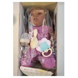 Reborn Black Baby Dolls -22 Inches Soft Body Realistic Baby Dolls Girl, Caramel Skin Tone Real Life Baby Doll with Feeding Kit & Toy Accessories Gift for Kids Age 3+ - Retail: $60