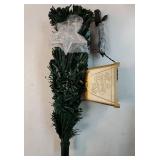 24inch Green Fiber Optic Christmas Tree, Pre-Lit Artificial Mini Christmas Tree, Tabletop Small Xmas Tree with Stars Holiday Home Decorations - Retail: $34