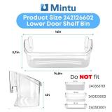 2421266 242126602 Replacement For Frigidaire Lower Door Shelf Bin PS12364199 FFSS2625TS0 FFSS2615TS0 LFSS2612TE0 LFSS2612TF0 LFSS2612TP0 FFSS2615TD0 LFSS2612TD0 FGSS2635TF1 FGSS2635TF5 FFSS2615TS2 - R