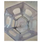 Metal Bird Feeder for Outdoor Hanging, Wild Bird Feeders with Circular Perch, Easy to Clean & Refill, 4 lbs Large Seed Capacity, White - Retail: $32