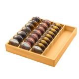 Bamboo Coffee Pod Storage Holder Drawer Insert for Counter Compatible with Vertuoline Capsules for Kitchen, Home, Office, Coffee Station, Small - Retail: $25