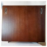 Vision Farmhouse Wood Mail Organizer Wall Mount - Key and Mail Holder for Wall with Storage Drawer and 7 Key Hooks - Rustic Home Decor for Entryway, Office and Garage (Retro Brown) - Retail: $32