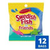 SWEDISH FISH and Friends Soft & Chewy Candy, Bulk Candy, 12-3.59 oz Bags SWEDISH FISH and Friends Soft & Chewy Candy, Bulk Candy, 12-3.59 oz Bags