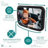 Rightcar Solutions Baby Car Mirror for Infant & Newborn | Rear Facing Car Seat Mirror | Shatterproof, Wide Crystal Clear View. Rightcar Solutions Baby Car Mirror for Infant & Newborn | Rear Facing Car Seat Mirror | Shatterproof, Wide Crystal Clear View.