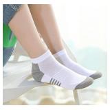8 Pairs Boys Low Cut Ankle Socks Kids Crew Athletic Breathable Cushion Sole Socks for Running Hiking 8 Pairs Boys Low Cut Ankle Socks Kids Crew Athletic Breathable Cushion Sole Socks for Running Hiking