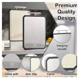 Stainless Steel Cutting Board for Kitchen - (16' x 11') Large Double Sided Steel/Wheat Straw PP Cutting Board for Meat, Vegetable and Fruits, Non-Toxic Dishwasher Safe Chopping Board Stainless Steel Cutting Board for Kitchen - (16' x 11') Large Double Sided Steel/Wheat Straw PP Cutting Board for Meat, Vegetable and Fruits, Non-Toxic Dishwasher Safe Chopping Board