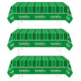 Childom Football Party Decorations,3 Pack Football Tablecloth Disposable Plastic Tablecloth 54' X 108' Plastic Table Cloth for Rectangle Tables,Birthday Party Decor,Parties Supplies for Home,Dinner Childom Football Party Decorations,3 Pack Football Tablecloth Disposable Plastic Tablecloth 54' X 108' Plastic Table Cloth for Rectangle Tables,Birthday Party Decor,Parties Supplies for Home,Dinner