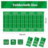 Childom Football Party Decorations,3 Pack Football Tablecloth Disposable Plastic Tablecloth 54' X 108' Plastic Table Cloth for Rectangle Tables,Birthday Party Decor,Parties Supplies for Home,Dinner Childom Football Party Decorations,3 Pack Football Tablecloth Disposable Plastic Tablecloth 54' X 108' Plastic Table Cloth for Rectangle Tables,Birthday Party Decor,Parties Supplies for Home,Dinner