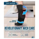 Doctor's Select Plantar Fasciitis Socks - 2 Pairs | Compression Crew Socks for Plantar Fasciitis Relief | Arch Support Socks Doctor's Select Plantar Fasciitis Socks - 2 Pairs | Compression Crew Socks for Plantar Fasciitis Relief | Arch Support Socks