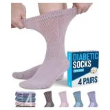 Doctor's Select Diabetic Socks for Men and Women - 4 Pairs Neuropathy Socks | For Diabetics Men Doctor's Select Diabetic Socks for Men and Women - 4 Pairs Neuropathy Socks | For Diabetics Men