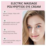 Electric Massage Eye Cream for Dark Circles, Puffiness, Fine Lines, Wrinkles, Moisturizing, Firming (1PC, 1.76fl oz) Electric Massage Eye Cream for Dark Circles, Puffiness, Fine Lines, Wrinkles, Moisturizing, Firming (1PC, 1.76fl oz)