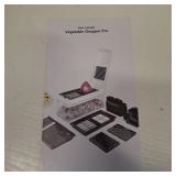 Vegetable Chopper, Onion Chopper Dicer, Mandoline Slicer, Food Chopper with Container, Vegetable Cutter for Salad Potato Carrot Garlic 9 Blades, White Black Vegetable Chopper, Onion Chopper Dicer, Mandoline Slicer, Food Chopper with Container, Vegetable Cutter for Salad Potato Carrot Garlic 9 Blades, White Black