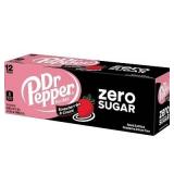 Dr Pepper Strawberries & Cream Zero Soda - 12pk/12 fl oz Cans Dr Pepper Strawberries & Cream Zero Soda - 12pk/12 fl oz Cans