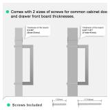 Brushed Nickel Cabinet Pull Handles 30 Pack 128mm (5') Hole Spacing, 20mm (0.79') Width Stainless Steel Modern Drawer Handles for Kitchen & Bathroom Cabinets Brushed Nickel Cabinet Pull Handles 30 Pack 128mm (5') Hole Spacing, 20mm (0.79') Width Stainless Steel Modern Drawer Handles for Kitchen & Bathroom Cabinets