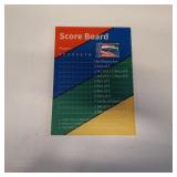 Score Board, Premium Acrylic Scoreboard Score Sheet with 8 Colored Pegs Funny Board Card Game Accessories Suitable for Party Family Friends Game Night Score Board, Premium Acrylic Scoreboard Score Sheet with 8 Colored Pegs Funny Board Card Game Accessories Suitable for Party Family Friends Game Night