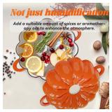 Wood Stove Steamer, Cast Iron Fireplace Humidifier, 2.4 Quart Capacity, Pumpkin Wood Stove and Fireplace Accessories for Decoration and Gifts Wood Stove Steamer, Cast Iron Fireplace Humidifier, 2.4 Quart Capacity, Pumpkin Wood Stove and Fireplace Accessories for Decoration and Gifts