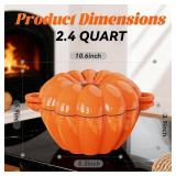 Wood Stove Steamer, Cast Iron Fireplace Humidifier, 2.4 Quart Capacity, Pumpkin Wood Stove and Fireplace Accessories for Decoration and Gifts Wood Stove Steamer, Cast Iron Fireplace Humidifier, 2.4 Quart Capacity, Pumpkin Wood Stove and Fireplace Accessories for Decoration and Gifts