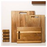WOODEN WHIMSY Wood Cutting Boards Set of 3 PCS for Kitchen, Large Wooden Cutting Board Set with Handle, Thick Chopping Board, Butcher Block Wooden Trays for Meat, Fruit Vegetable and Cheese WOODEN WHIMSY Wood Cutting Boards Set of 3 PCS for Kitchen, Large Wooden Cutting Board Set with Handle, Thick Chopping Board, Butcher Block Wooden Trays for Meat, Fruit Vegetable and Cheese