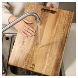 WOODEN WHIMSY Wood Cutting Boards Set of 3 PCS for Kitchen, Large Wooden Cutting Board Set with Handle, Thick Chopping Board, Butcher Block Wooden Trays for Meat, Fruit Vegetable and Cheese WOODEN WHIMSY Wood Cutting Boards Set of 3 PCS for Kitchen, Large Wooden Cutting Board Set with Handle, Thick Chopping Board, Butcher Block Wooden Trays for Meat, Fruit Vegetable and Cheese