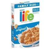 TWO BOXES - Quaker Life Original Family Size Cereal - 22.3oz TWO BOXES - Quaker Life Original Family Size Cereal - 22.3oz
