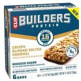 3 Boxes of CLIF BUILDERS Protein Bars Crispy Almond Salted Caramel, Reduced Sugar, Gluten Free, 6ct/each 3 Boxes of CLIF BUILDERS Protein Bars Crispy Almond Salted Caramel, Reduced Sugar, Gluten Free, 6ct/each