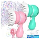 Sloosh 2 PCS Tape-C Charging Bubble Gun Toy for Ages 3-8 Boys Girls with Removable Fan, Bubble Solution, Bubble Machine Gun for Kids, Adults, Summer Toys, Party Favors, Easter, Birthday Gift, Outdoor Sloosh 2 PCS Tape-C Charging Bubble Gun Toy for Ages 3-8 Boys Girls with Removable Fan, Bubble Solution, Bubble Machine Gun for Kids, Adults, Summer Toys, Party Favors, Easter, Birthday Gift, Outdoor