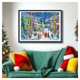 500 Piece Puzzle Christmas Village - Happy Backyard Under The Trees Jigsaw Puzzle for Adults Adults and Teens Family Challenging Perfect for Game Nights (23 x 15 inch) 500 Piece Puzzle Christmas Village - Happy Backyard Under The Trees Jigsaw Puzzle for Adults Adults and Teens Family Challenging Perfect for Game Nights (23 x 15 inch)