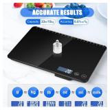 Digital Kitchen Scale, Large Capacity Food Scale, Easy Tare Function, Large LCD Display, Perfect for Cooking, Baking and Meal Prep Digital Kitchen Scale, Large Capacity Food Scale, Easy Tare Function, Large LCD Display, Perfect for Cooking, Baking and Meal Prep