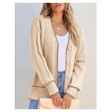 Dokotoo Short Cardigans for Women Color Blocked 2024 Fall Fashion Button Down Sweaters Winter Coats with Pockets Size Medium Dokotoo Short Cardigans for Women Color Blocked 2024 Fall Fashion Button Down Sweaters Winter Coats with Pockets Size Medium