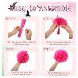 CAVETEE Pink and Green Party Decorations Set Witch and Princess Happy Birthday Balloons, Pom Poms, Happy Birthday Banner, Hanging Swirls for Birthday Party CAVETEE Pink and Green Party Decorations Set Witch and Princess Happy Birthday Balloons, Pom Poms, Happy Birthday Banner, Hanging Swirls for Birthday Party