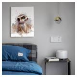 Watercolor Meerkat Painting Wall Art Cute Meerkats Portrait Poster Funny Wild Animal Pictures Wall Decor Framed Canvas Print for Living Room Bedroom Bathroom Kid's Room Corridor Decoration 12x16 inch Watercolor Meerkat Painting Wall Art Cute Meerkats Portrait Poster Funny Wild Animal Pictures Wall Decor Framed Canvas Print for Living Room Bedroom Bathroom Kid's Room Corridor Decoration 12x16 inch