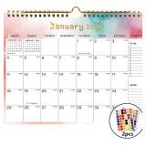 LOT OF 12 - 2026-2027 Wall Calendar - Includes January 2026 to June 2027, 18-Month Paper Wall Calendar 11 x 8.5 Inches.Thick Paper with Julian Dates and Block for New Year and Christmas Holidays To-do LOT OF 12 - 2026-2027 Wall Calendar - Includes January 2026 to June 2027, 18-Month Paper Wall Calendar 11 x 8.5 Inches.Thick Paper with Julian Dates and Block for New Year and Christmas Holidays To-do