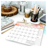 LOT OF 12 - 2026-2027 Wall Calendar - Includes January 2026 to June 2027, 18-Month Paper Wall Calendar 11 x 8.5 Inches.Thick Paper with Julian Dates and Block for New Year and Christmas Holidays To-do LOT OF 12 - 2026-2027 Wall Calendar - Includes January 2026 to June 2027, 18-Month Paper Wall Calendar 11 x 8.5 Inches.Thick Paper with Julian Dates and Block for New Year and Christmas Holidays To-do