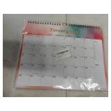 LOT OF 12 - 2026-2027 Wall Calendar - Includes January 2026 to June 2027, 18-Month Paper Wall Calendar 11 x 8.5 Inches.Thick Paper with Julian Dates and Block for New Year and Christmas Holidays To-do LOT OF 12 - 2026-2027 Wall Calendar - Includes January 2026 to June 2027, 18-Month Paper Wall Calendar 11 x 8.5 Inches.Thick Paper with Julian Dates and Block for New Year and Christmas Holidays To-do
