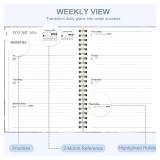 LOT OF EIGHT - 2026 Planner, Weekly and Monthly Calendar Planning Book, Jan 2026 - Dec 2026, Academic Agenda Planner for School Supplies and Office Desk Accessories - A5 (6.3' x 8.5') LOT OF EIGHT - 2026 Planner, Weekly and Monthly Calendar Planning Book, Jan 2026 - Dec 2026, Academic Agenda Planner for School Supplies and Office Desk Accessories - A5 (6.3' x 8.5')