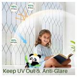 6 ROLLS - of Windimiley Window Privacy Film Stained Glass Static Clings, Bathroom Frosted Leaded Decorative Window Stickers, UV Heat Blocking Opaque Removable for Home Door Coverings (17.5 x 78.8in,Pu 6 ROLLS - of Windimiley Window Privacy Film Stained Glass Static Clings, Bathroom Frosted Leaded Decorative Window Stickers, UV Heat Blocking Opaque Removable for Home Door Coverings (17.5 x 78.8in,Pu